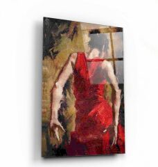 Kadın Cam Tablo Özel Tasarım Ofis, Mutfak Çocuk Odası, Salon Dekorasyon