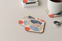 Dekoratif Bardak Altlığı Minimal Desen 211