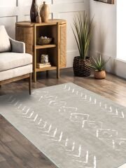 Vintage Desenli Halı, Pamuk Dokuma Pamuklu Taban Dekoratif Halı Kilim 21 - 60 x 100