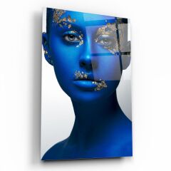 Kadın Model Cam Tablo Özel Tasarım Ofis, Mutfak Çocuk Odası, Salon Dekorasyon