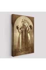 Şabat Ayinin de Dans Eden Kadınlar Dekoratif Duvar Tablosu Halloween -6385