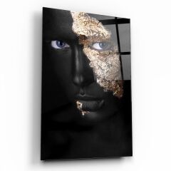 Kadın Silüeti Cam Tablo Özel Tasarım Ofis, Mutfak Çocuk Odası, Salon Dekorasyon