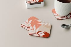 Dekoratif Bardak Altlığı Minimal Desen 218