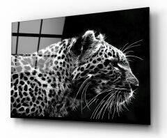 Leopar Cam Tablo Özel Tasarım Ofis, Mutfak Çocuk Odası, Salon Dekorasyon
