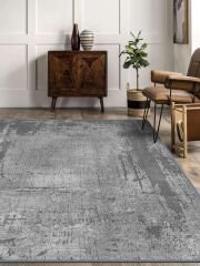 Vintage Desenli Halı, Pamuk Dokuma Pamuklu Taban Dekoratif Halı Kilim 44 - 60 x 100