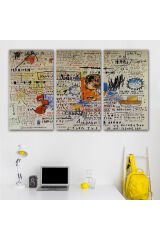 Jean Michel Basquiat'in 50 cent Piece İsimli Eseri Kanvas Tablo-5017