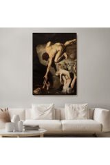 Tufan Sahnesi Tablosu Scene of Deluge - Joseph Desire Court-6414