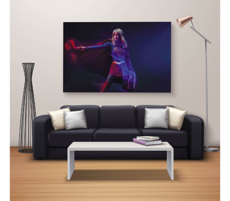 Dekoratif Baskı Özel Tasarım Dikdödrtgen Kanvas Tablo 1545