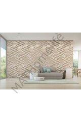 Pastel Renkli Geometrik Desenli Duvar Kağıdı-5783
