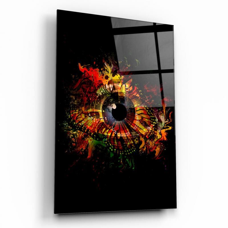 Göz Bebeği Cam Tablo Özel Tasarım Ofis, Mutfak Çocuk Odası, Salon Dekorasyon