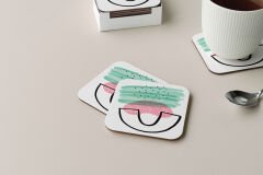 Dekoratif Bardak Altlığı Minimal Desen 251