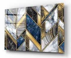 Mermer Desen Cam Tablo Özel Tasarım Ofis, Mutfak Çocuk Odası, Salon Dekorasyon