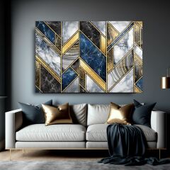 Mermer Desen Cam Tablo Özel Tasarım Ofis, Mutfak Çocuk Odası, Salon Dekorasyon