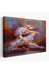 Balerin Kadın Yağlıboya Görünümlü Kanvas Tablo, Sanat Evi Dedoru-5026