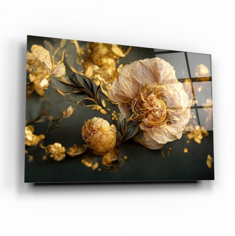 Çiçek Cam Tablo Özel Tasarım Ofis, Mutfak Çocuk Odası, Salon Dekorasyon