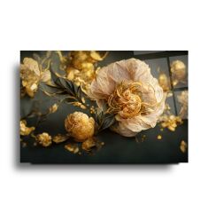 Çiçek Cam Tablo Özel Tasarım Ofis, Mutfak Çocuk Odası, Salon Dekorasyon