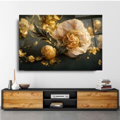 Çiçek Cam Tablo Özel Tasarım Ofis, Mutfak Çocuk Odası, Salon Dekorasyon