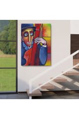 Çello Çalan Adam Duvar Tablo-6426