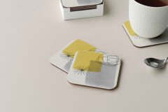 Dekoratif Bardak Altlığı Minimal Desen 261