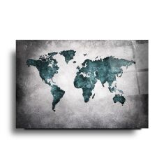 Harita Cam Tablo Özel Tasarım Ofis, Mutfak Çocuk Odası, Salon Dekorasyon