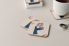 Dekoratif Bardak Altlığı Minimal Desen 277