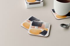 Dekoratif Bardak Altlığı Minimal Desen 280