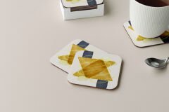 Dekoratif Bardak Altlığı Minimal Desen 281