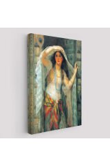 Kapıdan Bakan Cariye Tablosu - Arthur Wontner -6451