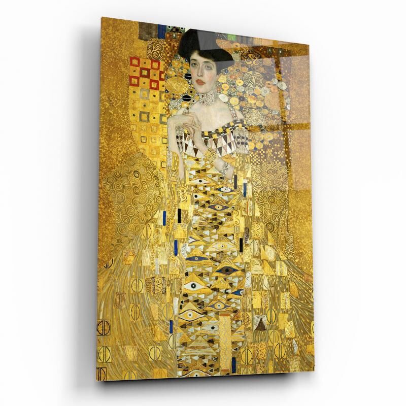 Gustave Klimt Cam Tablo Özel Tasarım Ofis, Mutfak Çocuk Odası, Salon Dekorasyon
