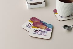 Dekoratif Bardak Altlığı Minimal Desen 285