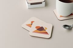 Dekoratif Bardak Altlığı Minimal Desen 288