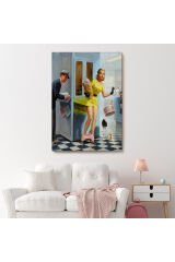 Pin Up Girl Duvar Tablo-6458