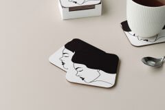 Dekoratif Bardak Altlığı Minimal Desen 290