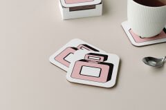 Dekoratif Bardak Altlığı Minimal Desen 292