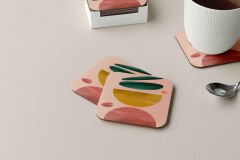 Dekoratif Bardak Altlığı Minimal Desen 296