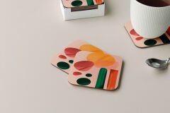 Dekoratif Bardak Altlığı Minimal Desen 297