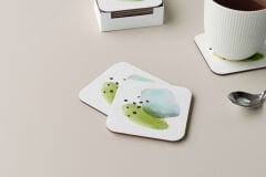 Dekoratif Bardak Altlığı Minimal Desen 302