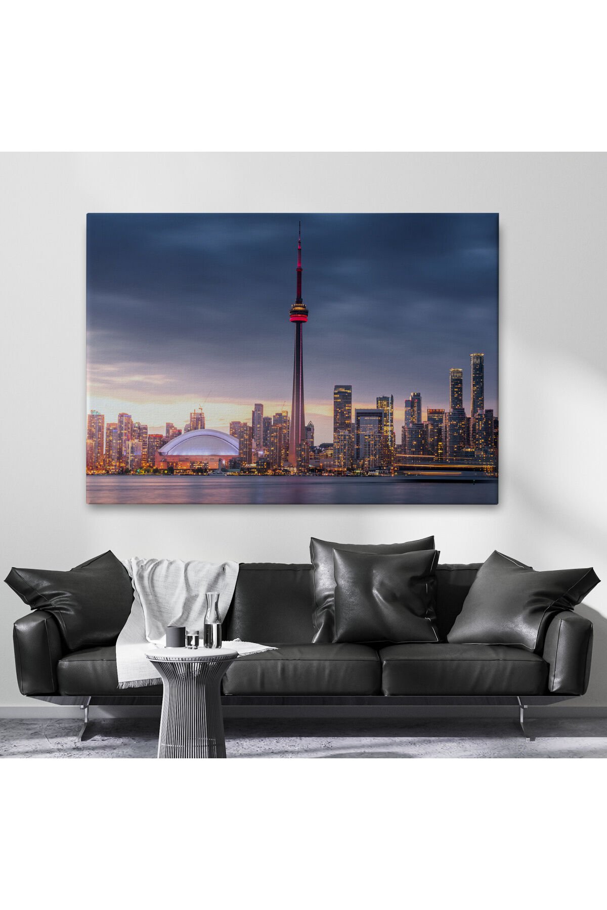 Kanada Toronto Manzarası Kanvas Tablo-5079