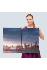 Kanada Toronto Manzarası Kanvas Tablo-5079