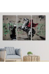Banksy Napolyon Geçişi Alpler Kanvas Tablosu-5094