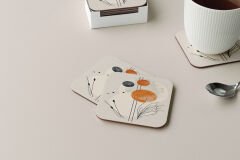 Dekoratif Bardak Altlığı Minimal Desen 320