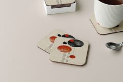 Dekoratif Bardak Altlığı Minimal Desen 324