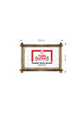 Soyut LED IŞIKLI RUSTİK kanvas tablo K