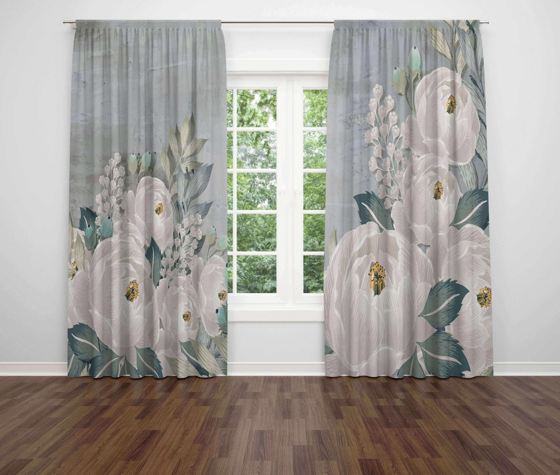 3D Baskılı Fon Perde - 280 x 240