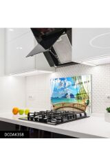 Disegno Cam Ocak Arkası Koruyucu | Balkon Ve Deniz