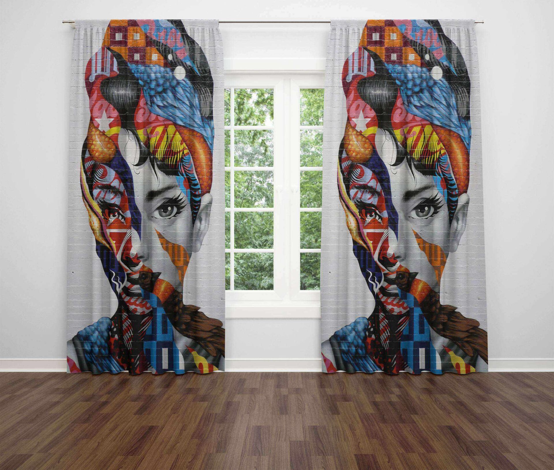 3D Baskılı Fon Perde - 280 x 240