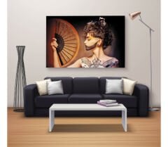 Dekoratif Baskı Özel Tasarım Dikdödrtgen Kanvas Tablo 1656