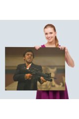 Scarface Alpacino İtalyan Mafya Kanvas Tablo-5147