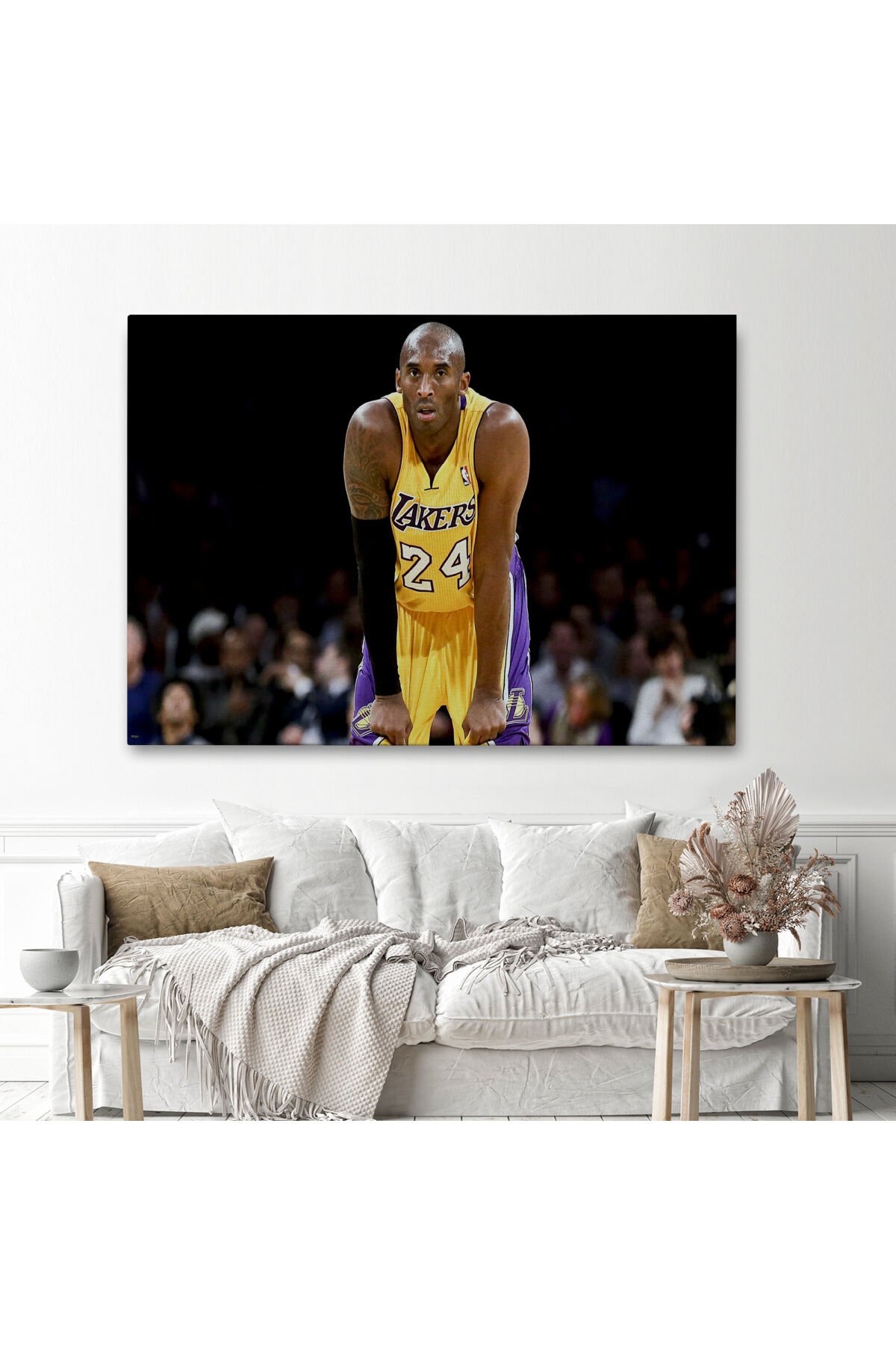 Kobe Bryant Los Angeles Lakers Kanvas Tablo / Black Mamba-5149