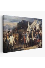 Yorktown Kuşatması Tablosu - Couder Yorktown Versailles-6546